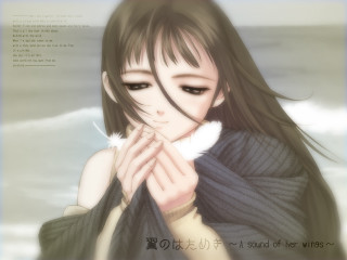 Woman long hair scarf praying - long hair and a scarf free wallpaper