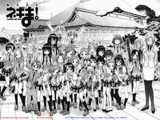 Anime girls building rayonism manga - a sign free wallpaper for desktop