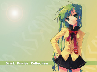Green hair yellow jacket red - a yellow jacket free wallpaper