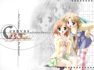 Anime girls sitting kyoto animation 2 - visual art free wallpaper