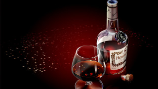 Wine bottle glass red background - enguerrand quarton free wallpaper for desktop