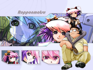 Koppononaru rayonism animegirls graphics shorttwinails - a wallpaper background free wallpaper