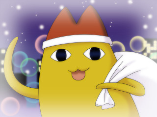 Pikachu santa hat bubbles night - bubble free wallpaper for desktop