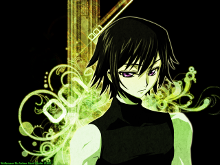 Eizan kikukawa anime portrait black - green eyes holding free wallpaper