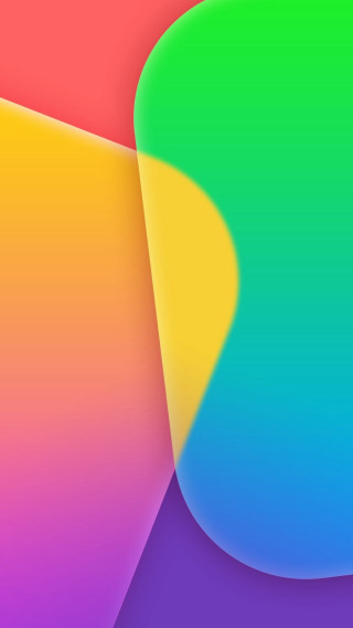 Colorful background curved corner middle 2 - smaller free wallpaper for mobile