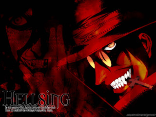 Red demon hat cigarette hellsing - ding guanpeng free wallpaper