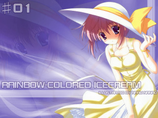 Yellow dress hat ribbon blush - a white hat free wallpaper