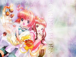 Anime girls teddy bear cake - sweet free wallpaper