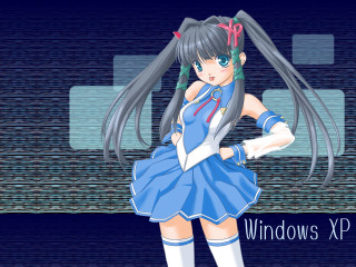 Girl blue dress knife vaporwave - vaporwave free wallpaper