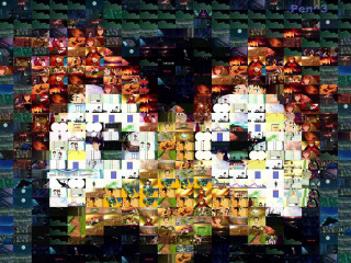 Pixel art cityscape pokemon girls - multiple free wallpaper