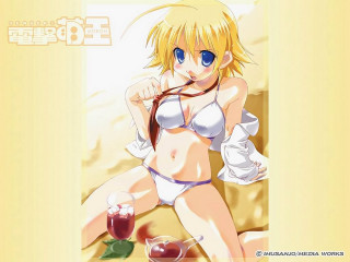 Woman bikini drink bed beach - a drink free wallpaper