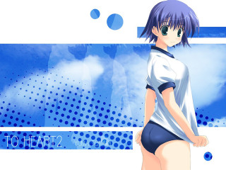 Ayako rokkaku anime girl blue - anime free wallpaper