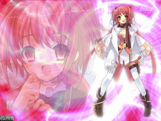 Anime pinkhair whiteshirt pinkheart rayonism - a pink heart free wallpaper