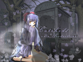 Purple dress cemetery gothic screenshot - a purple dress free wallpaper