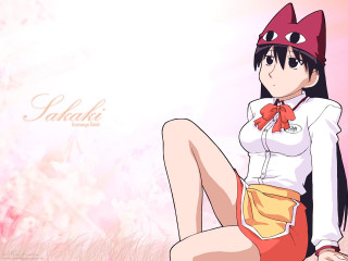 Woman cat hat sitting anime - short free wallpaper for desktop