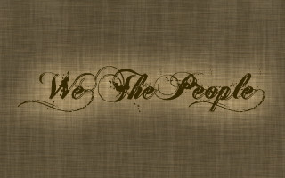 Brown background we the people - a brown border free wallpaper