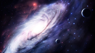 Large small star sky background - galaxy free wallpaper