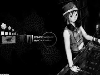 Girl hat dj dark room - a girl in a hat free wallpaper