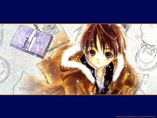 Anime character snow winter coat - him free wallpaper for desktop