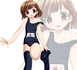 Girl black dress boots anime - net art free wallpaper for tablet