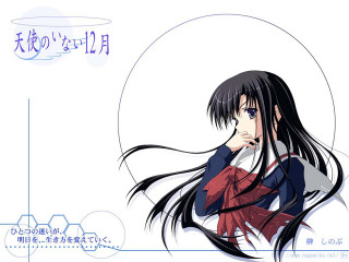 Anime character long hair scarf 3 - long hair and a scarf free wallpaper