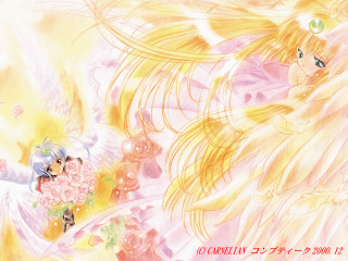 Alice prints flower wings angel - a painting of a woman free wallpaper