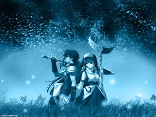 Anime characters field bird sword - ufotable free wallpaper