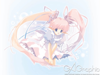 Anime girl pink hair cat 3 - a pink hair free wallpaper