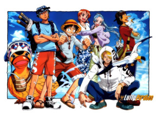 Group people sky clouds hats - behind them free wallpaper