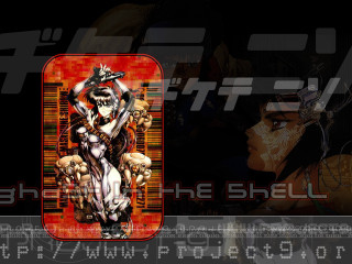 Anime character sword skull red - ghost in the shell free wallpaper for desktop