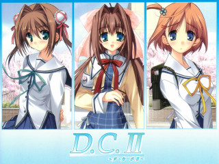 Girl schooluniform longhair bow bluebackground - long hair and a bow free wallpaper