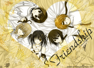 Anime girls heart bed gothic - a heart shape free wallpaper