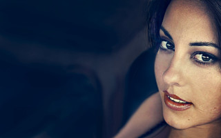 Araceli gilbert woman black dress - a white collar free wallpaper