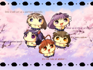 Anime girls cherry blossoms sky - baiōken eishun free wallpaper for desktop