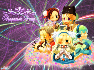 Anime group fireworks stars magic - firework free wallpaper