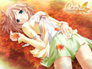 Girl autumn leaves portrait cedric - autumn free wallpaper