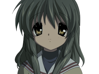 Girl longhair bigeyes sad look - maya free wallpaper