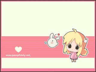 Cartoon bunny alice prin blonde - a bunny free wallpaper