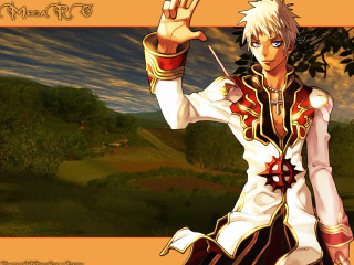 Peace sign boy tree sunset - a peace free wallpaper