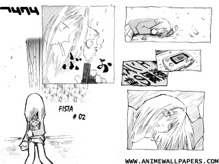 Comic strip girl mirror manga - a comic strip free wallpaper for desktop