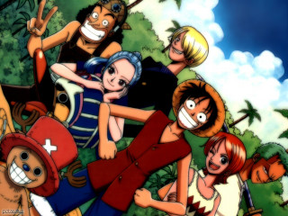 Cartoon forest group characters sky - a group of cartoon characters free wallpaper