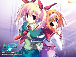 Anime girls longhair bows schooluniform - long hair and bows free wallpaper