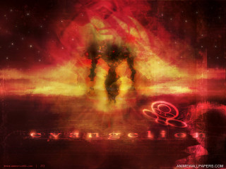 Evangelon fire burst planet sunset - a digital painting of a man free wallpaper