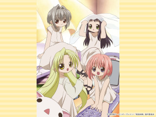 Anime girls bed laptop dog - the bed free wallpaper