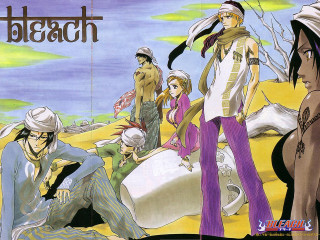 Desert group bleach artist portrait - a desert area free wallpaper