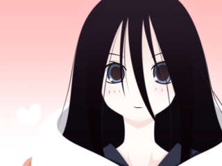 Woman long black hair blue 4 - long black hair free wallpaper