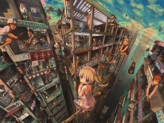 Alice prin store shelves people - the shelf free wallpaper