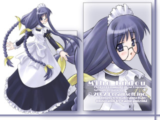 Girl glasses bluehair braid manga - a girl in a dress free wallpaper