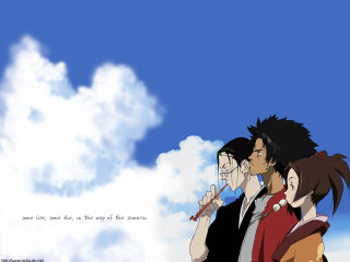 Sky people clouds boys kimono - epic composition free wallpaper