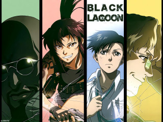 Anime black lagoon characters poster - the right side free wallpaper
